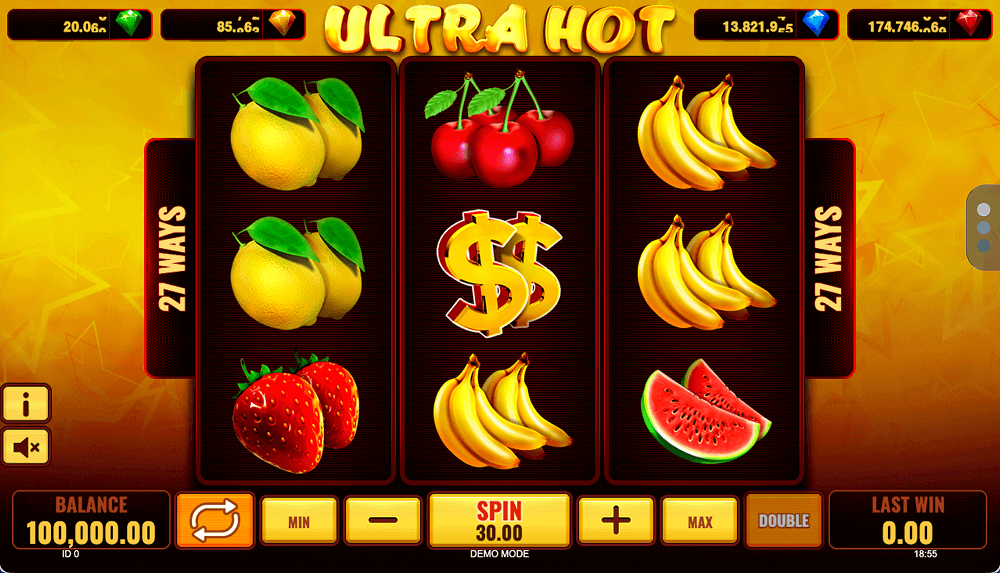Основная информация о слоте Ultra Hot